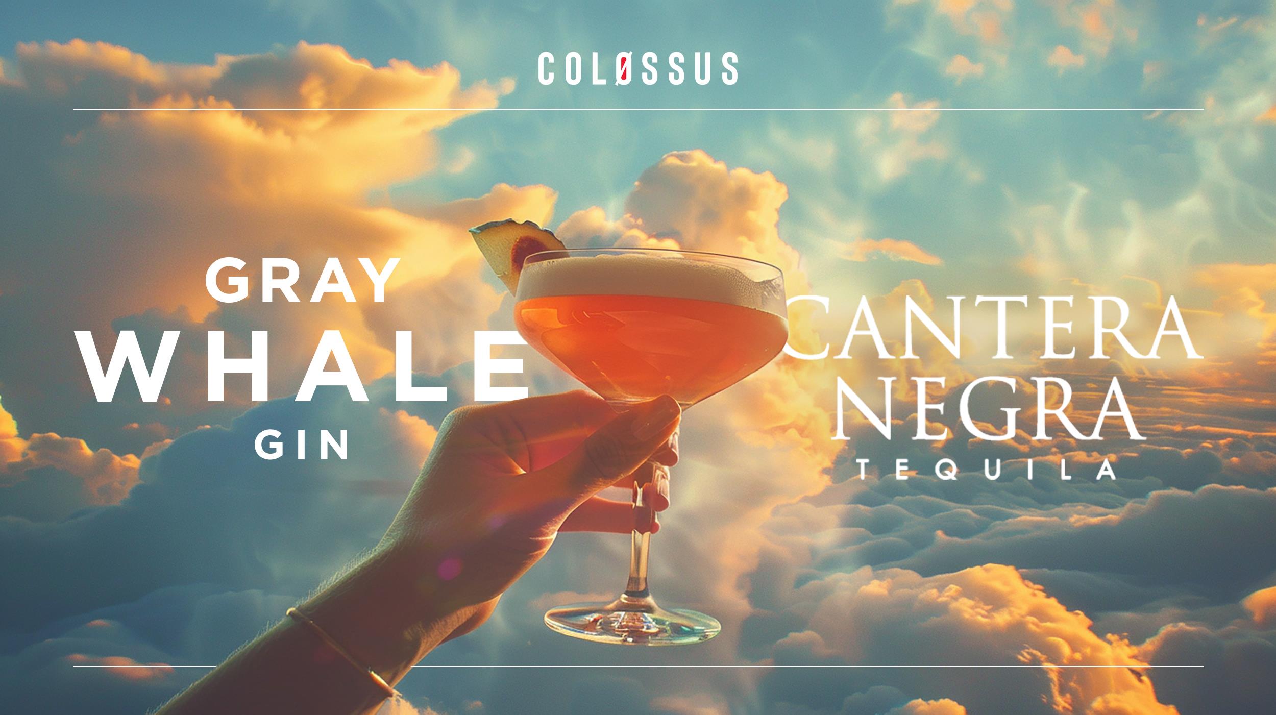 Colossus Wins Creative Duties for Cantera Negra Tequila and Gray Whale Gin 